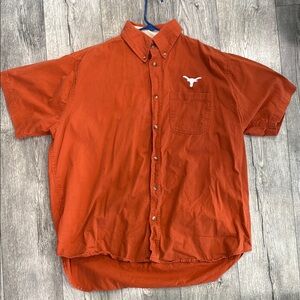 Vintage UT Longhorns men’s short sleeve button up shirt.
